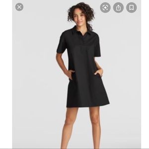 Eileen Fisher Organic Poplin Shirt Dress - EUC